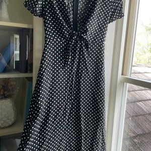 re:named Polka Dot Midi Dress